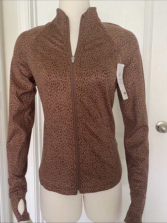 Athleta Jackets & Blazers - NWT Athleta Salutation Brown Leopard Printed Jacket Size Small